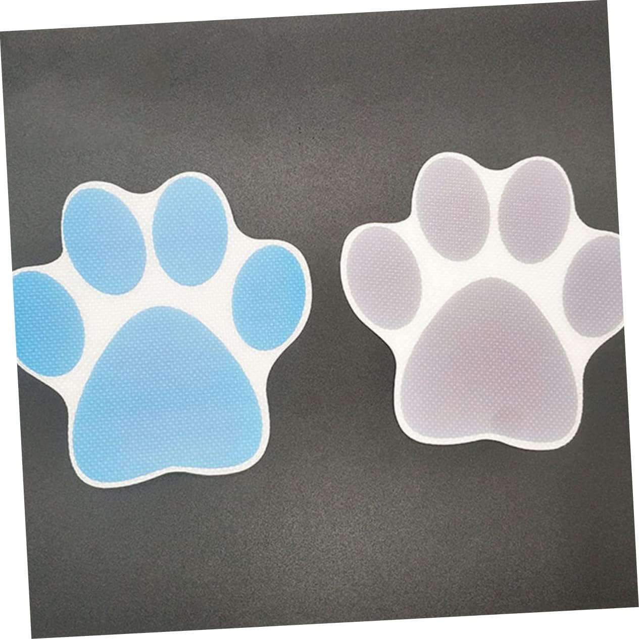 Happyyami 4-Piece Cartoon Dog Footprint Sticker Set for Bathtub Bath Safety