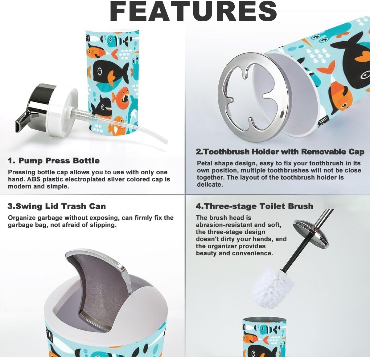 6-Piece Bathroom Set