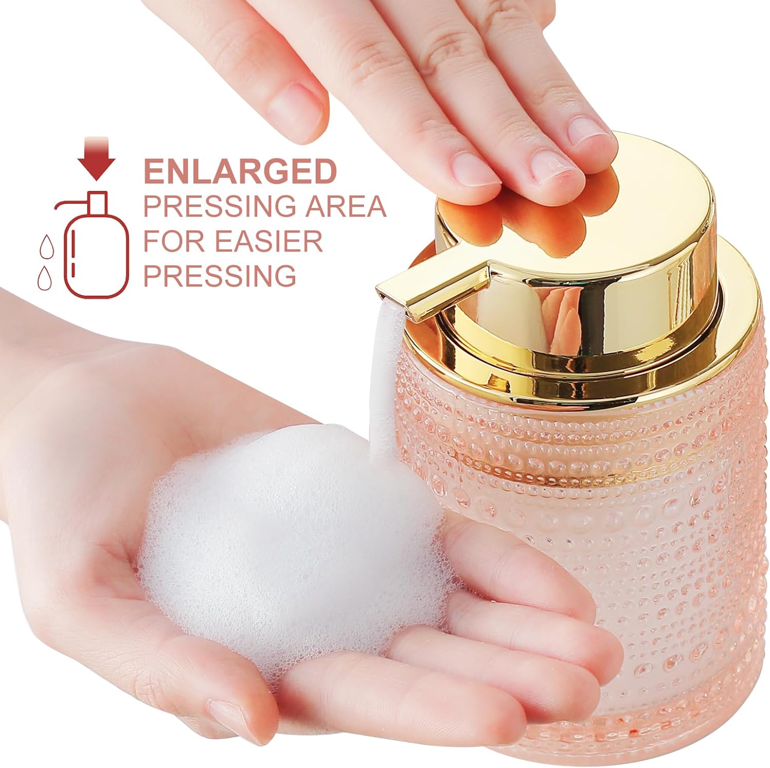 Perfect 4-Piece Glass Bathroom Accessory Set