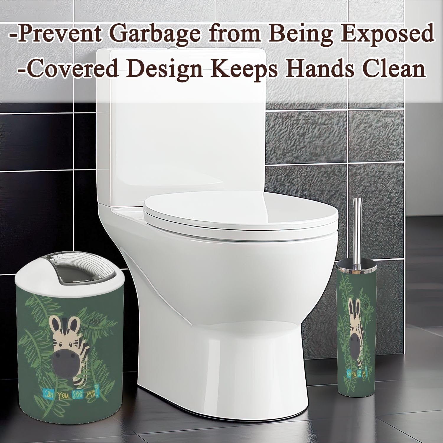 Bathroom Accessory Set 6 Pcs Modern Stylish Design