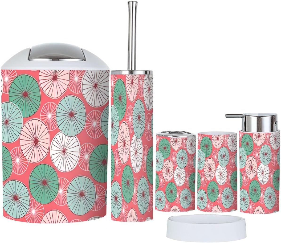 Bath Time Starts Here 6-Piece Set for Modern Sloths Their Traits