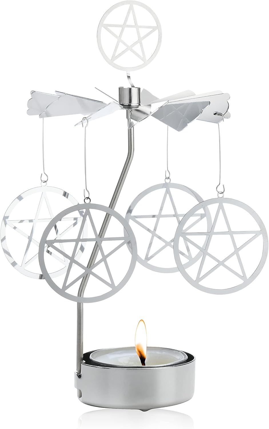 Spinning Tea Light Candle Holder
