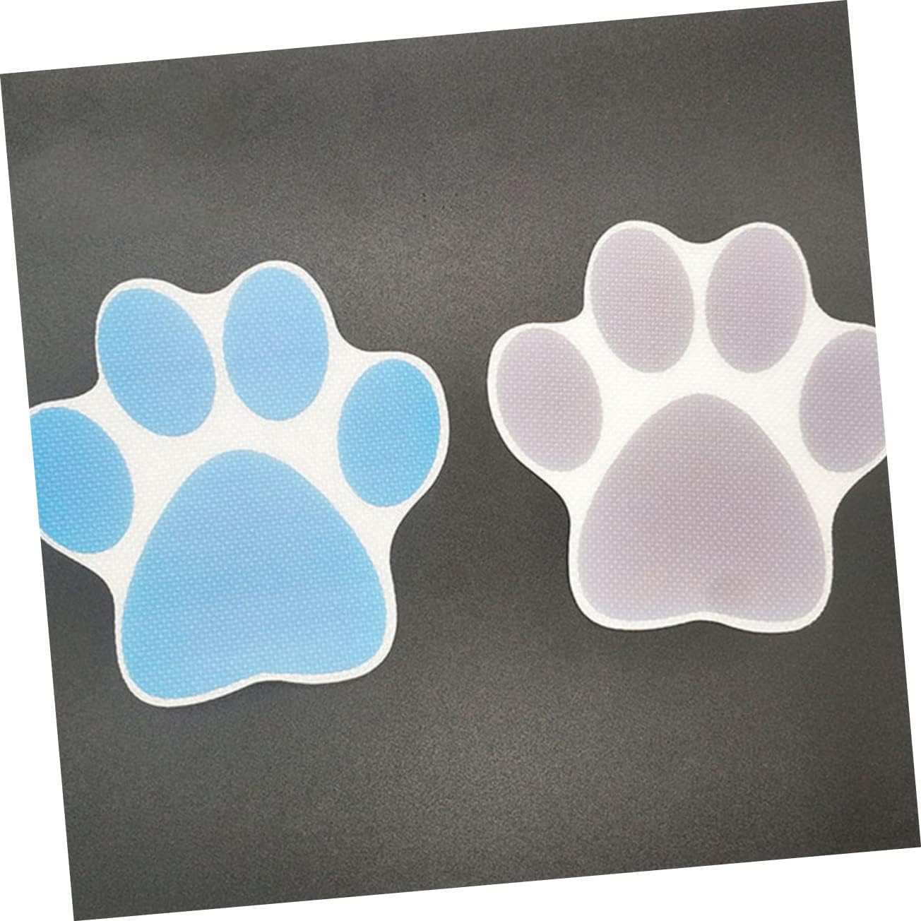 4-Piece Cartoon Dog Footprint Stickers for Bathtub Safe Fun Bath Time
