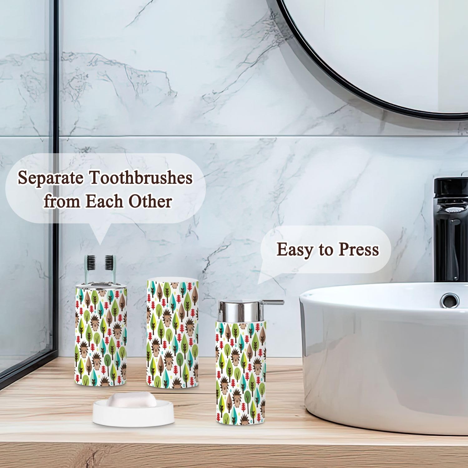Elegant Retro Bathroom Set for Home Decor