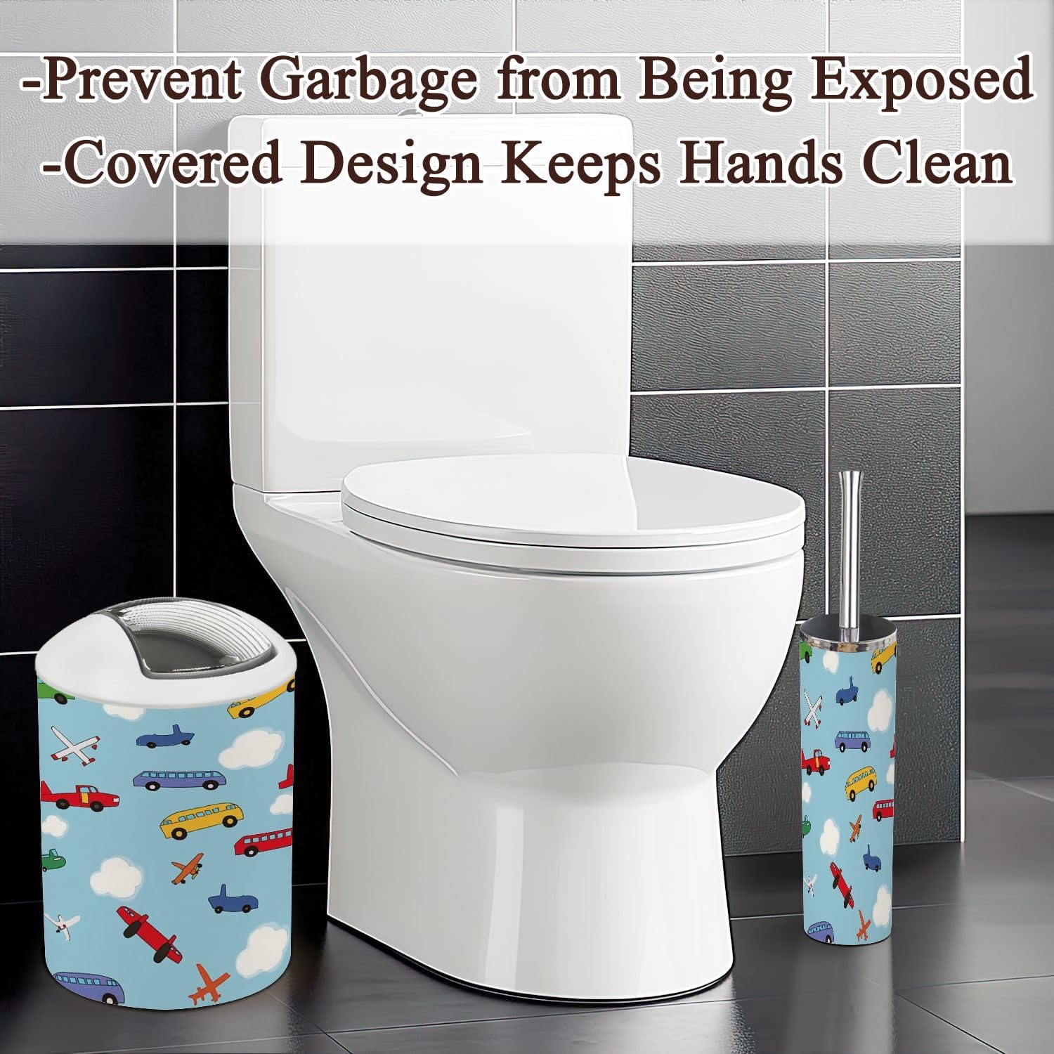 6-Piece Organizing Set for the Bathroom