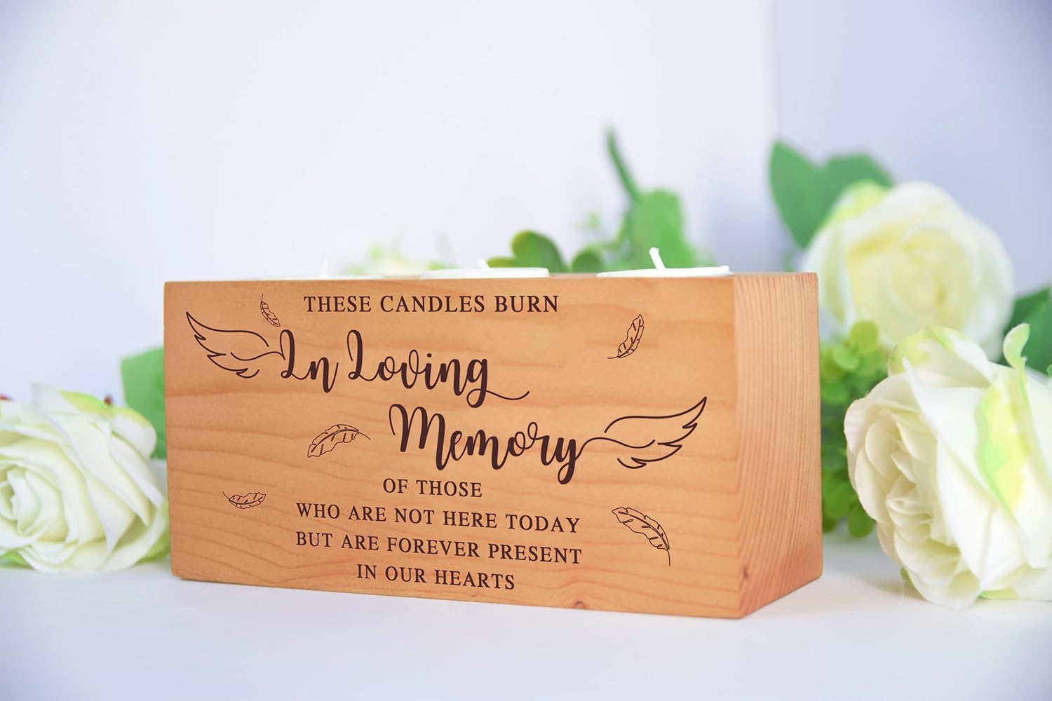 Personalized Memorial Candle Holder for Weddings Anniversaries or Reunions