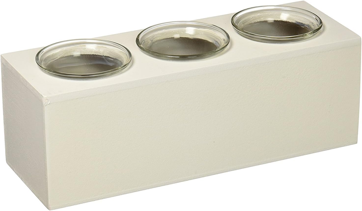 Off-White 9-inch Votive Candle Holders Set Elegant Design