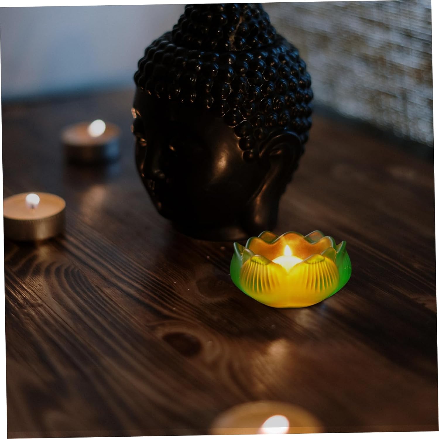 2pc Lotus Candleholder Set Elegant Design