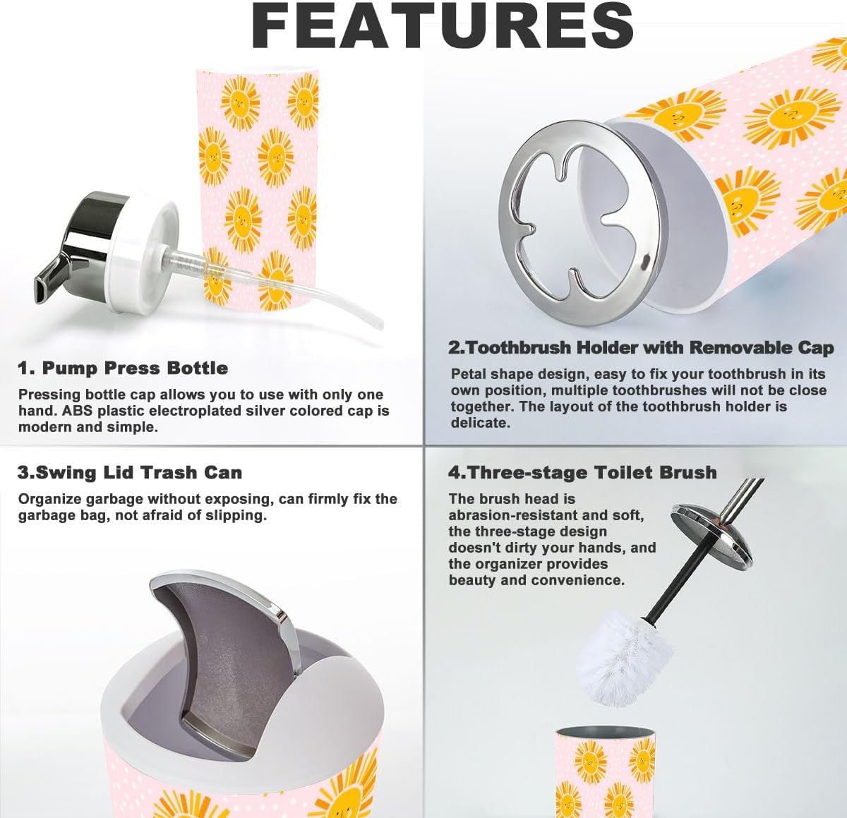 Bathroom Accessories Set for Home Decor