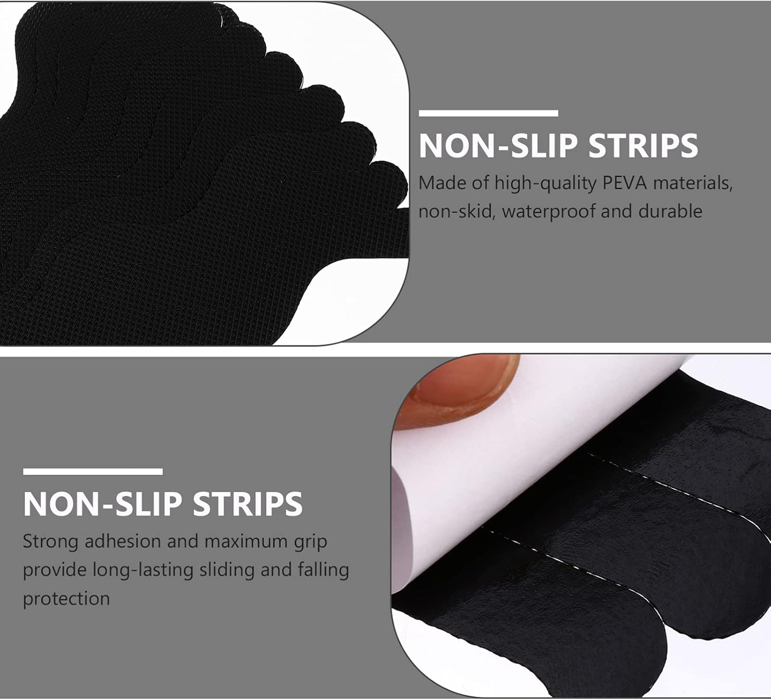 WOONEKY 24PCS Non-Slip Bath Stickers Set