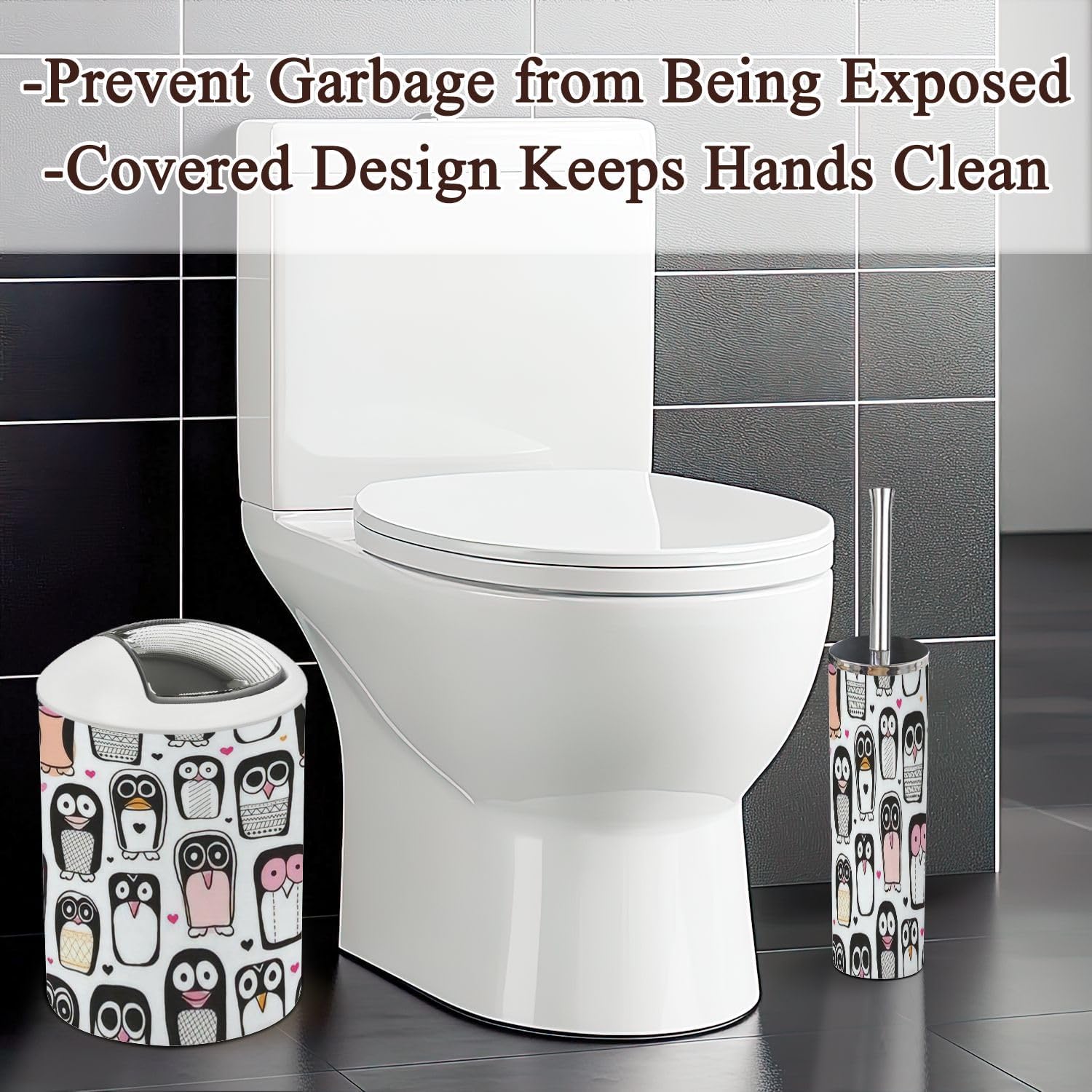 Bathroom Accessories Set for Kids 6 Pcs