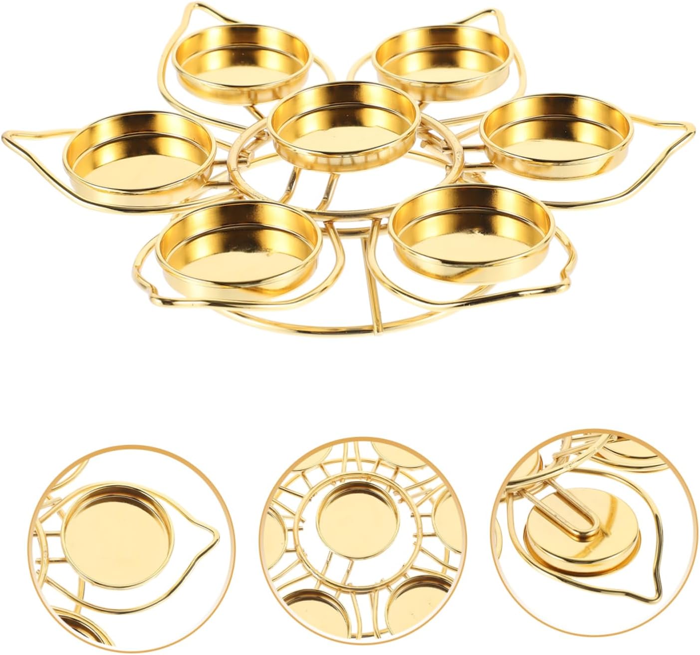 Modern Lotus Candle Holder for Home Religious Use