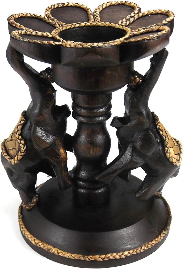 AeraVida Decorative Elephant Candle Holder