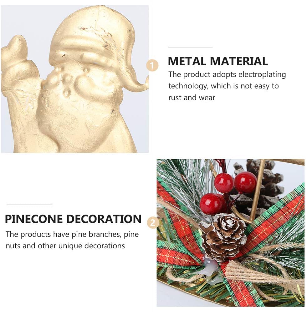 Elegant Christmas Candle Holder Set