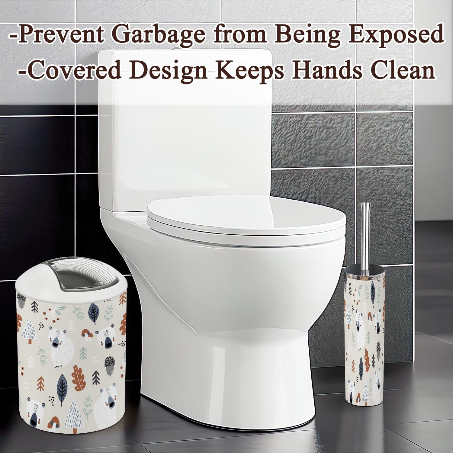 JBNJANKDAV - Creative Kids Bathroom Accessories Set 6 Pcs