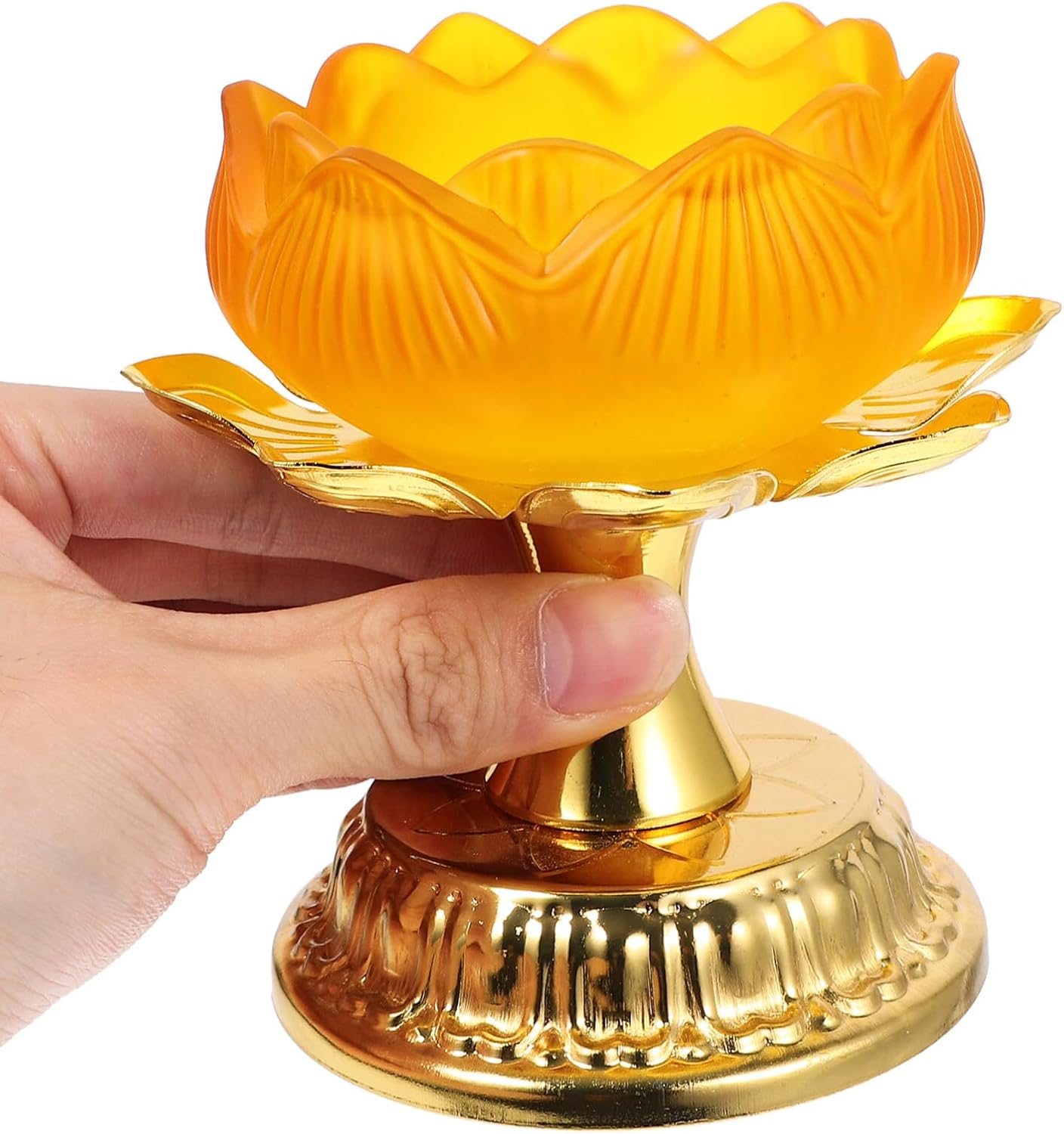 Elegant Buddhist Candle Holder