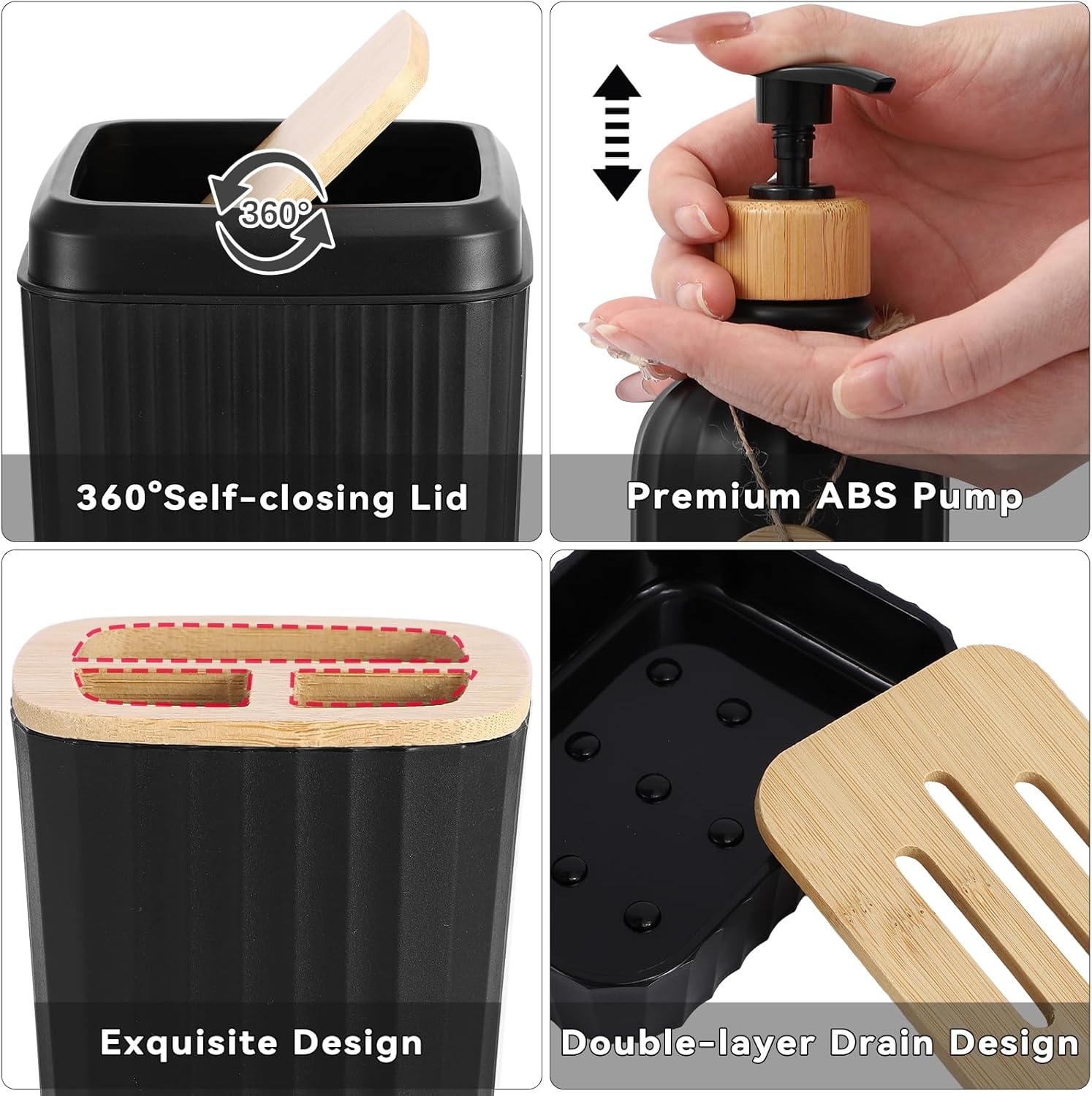 34-Piece Bathroom Accessory Set