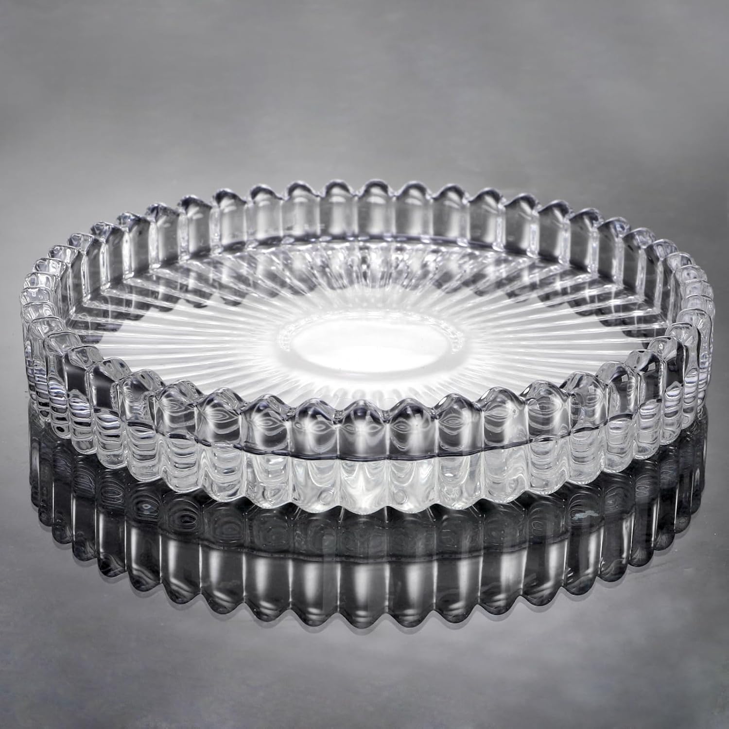 Elsjoy 12-Pack 4-Inch Glass Candle Holder Modern Design