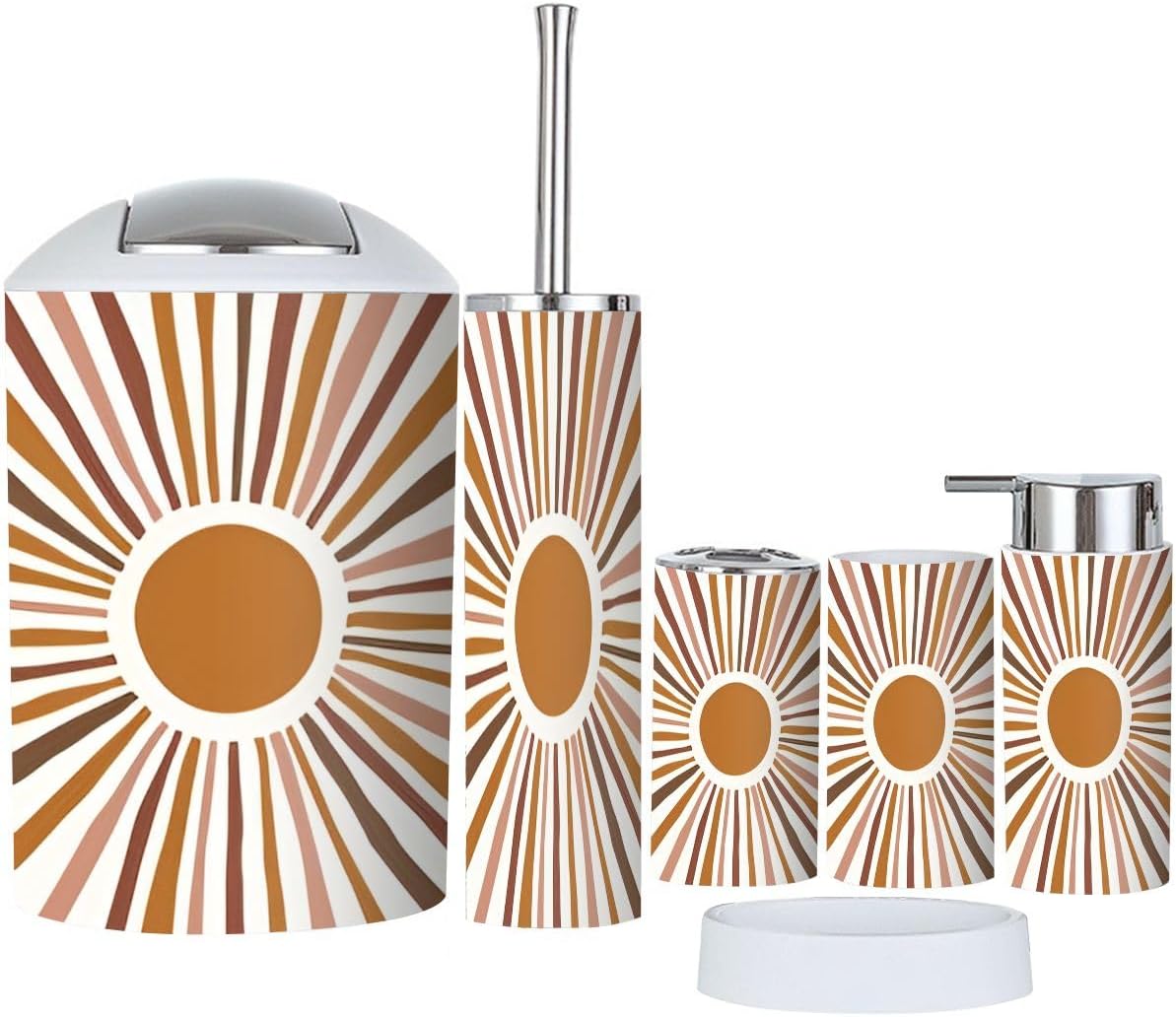 Cute-absentee 6-Piece Bathroom Set