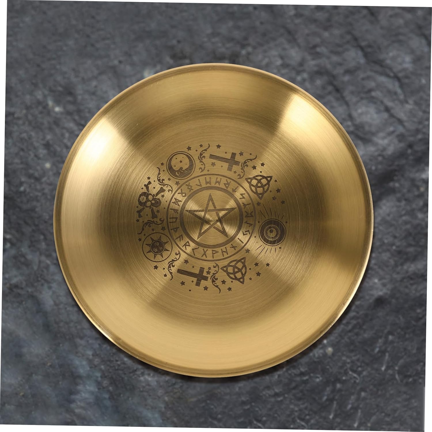 Mystical Five-Pointed Star Candlestick Holder