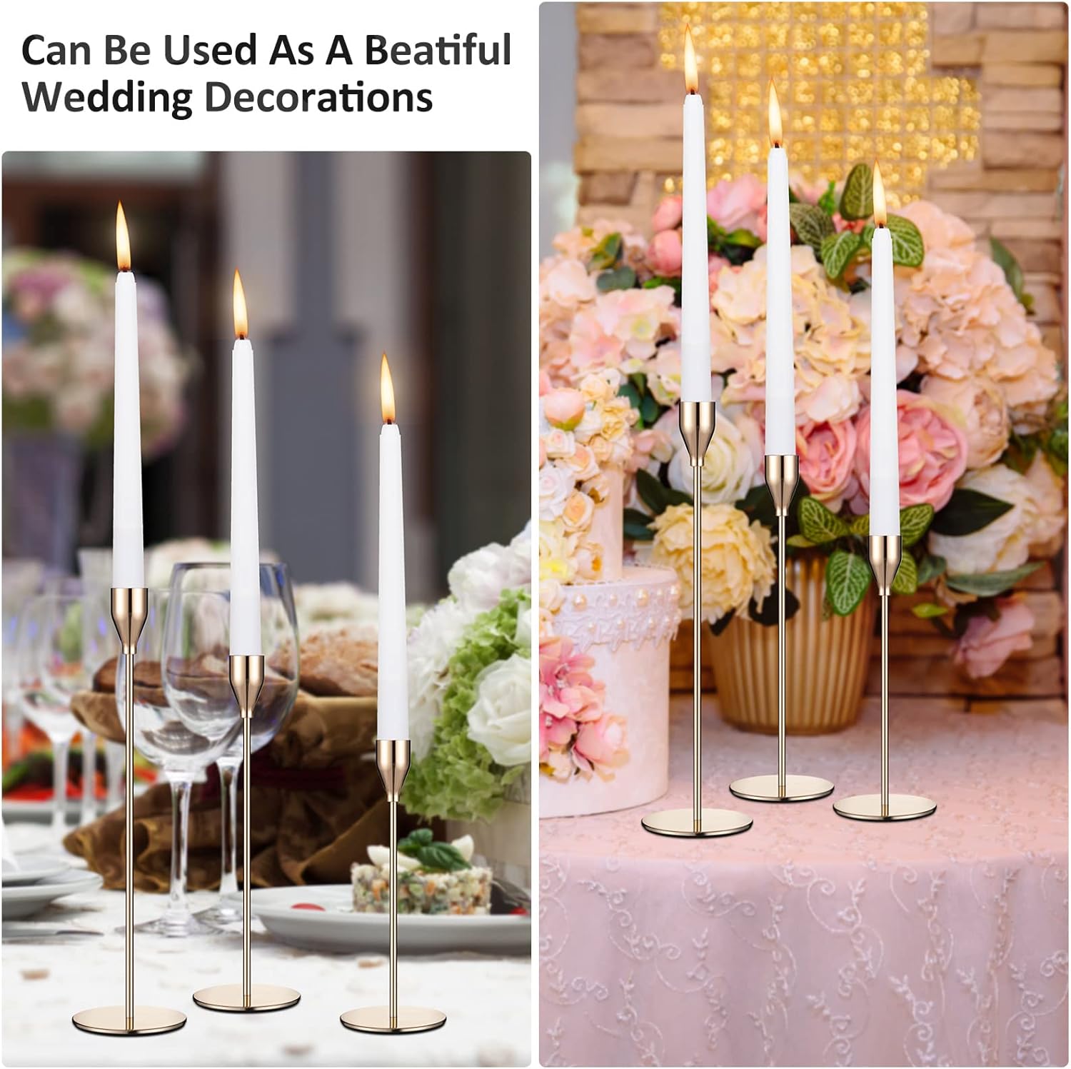 Luxury Candle Holder Set for Home Wedding