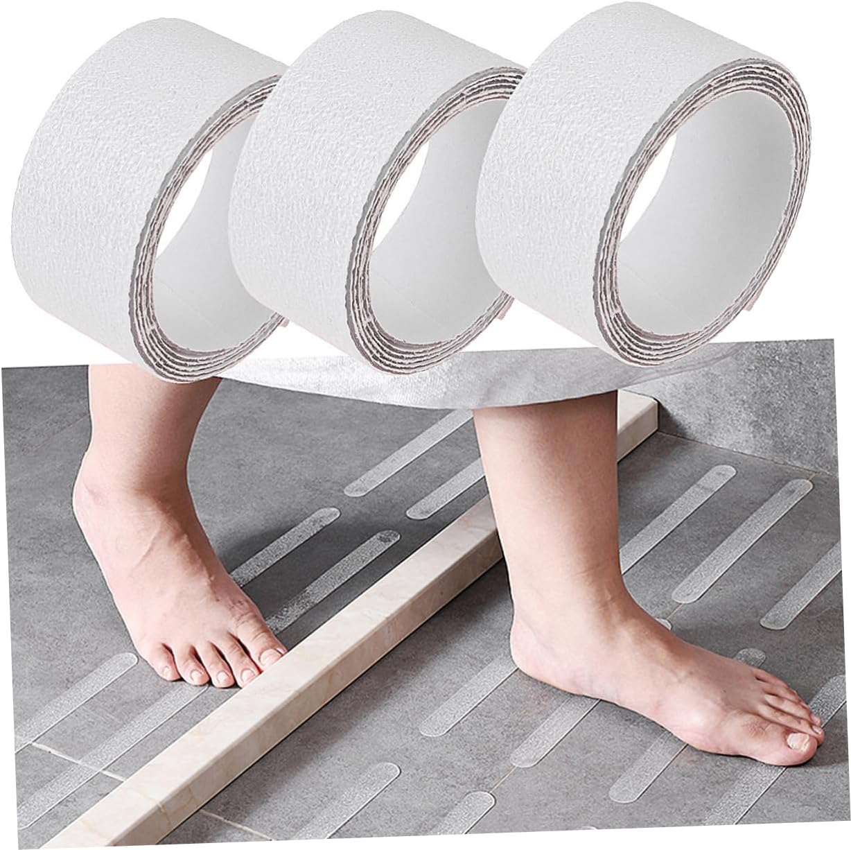 3 Rolls bathtub stickers slipproof safe for kids adults