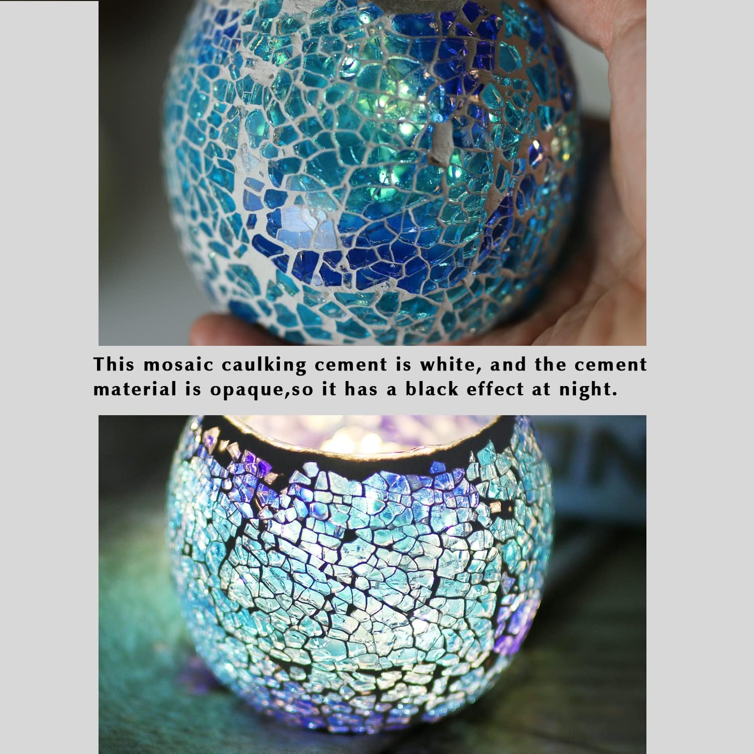 ZHAOHAI Mosaic Candle Holder