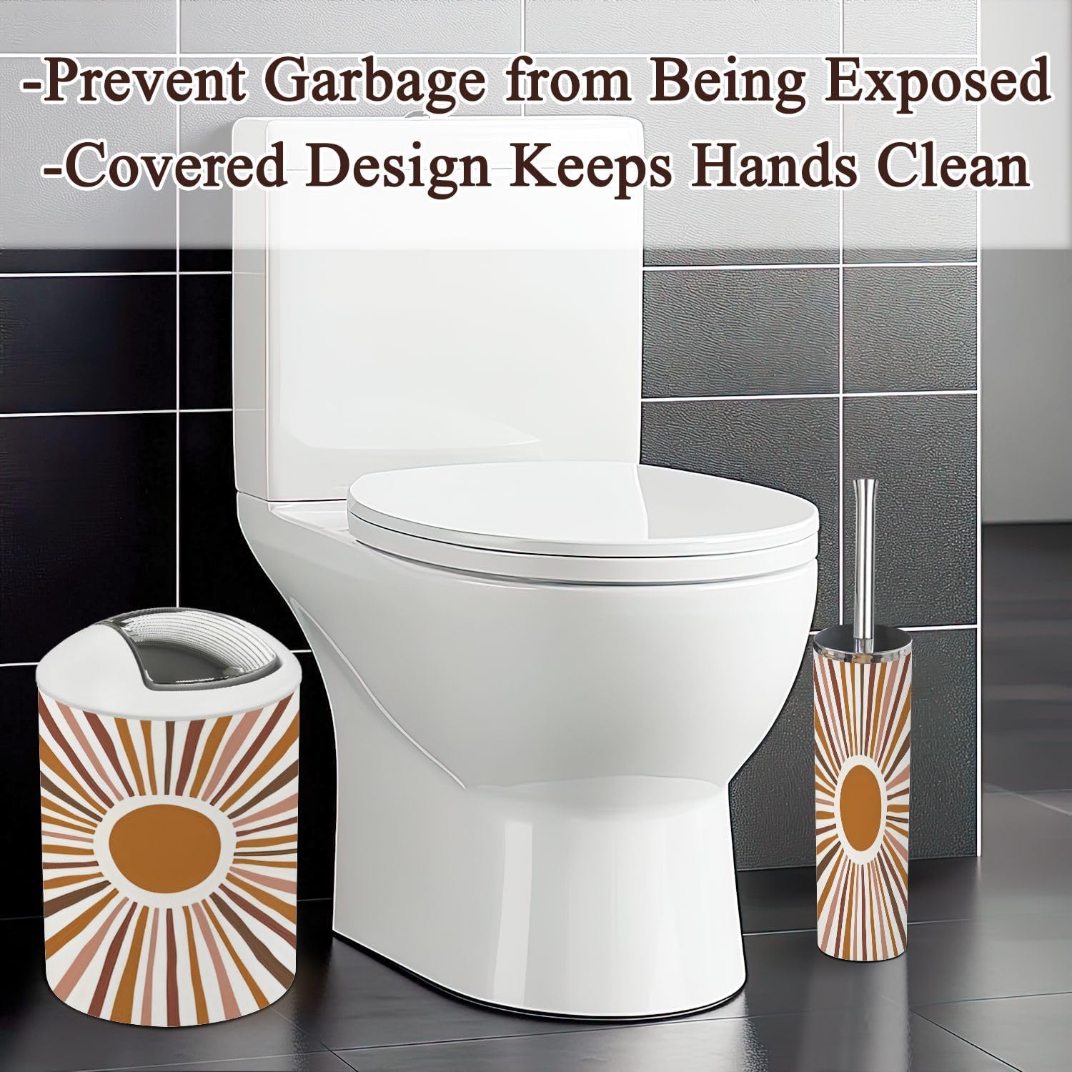 Cute-absentee 6-Piece Bathroom Set
