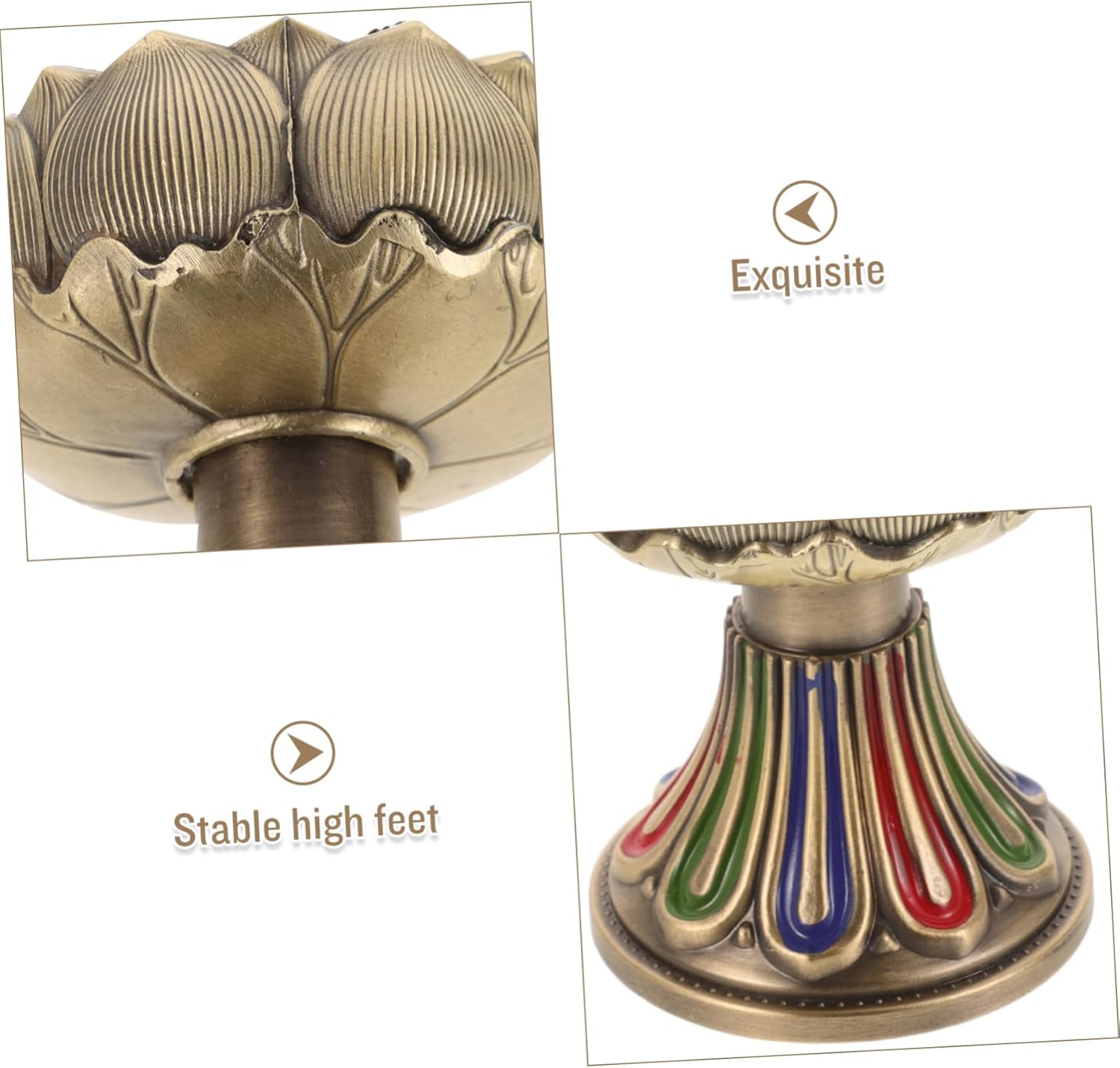 Elegant Buddhist Altar Candle Holder