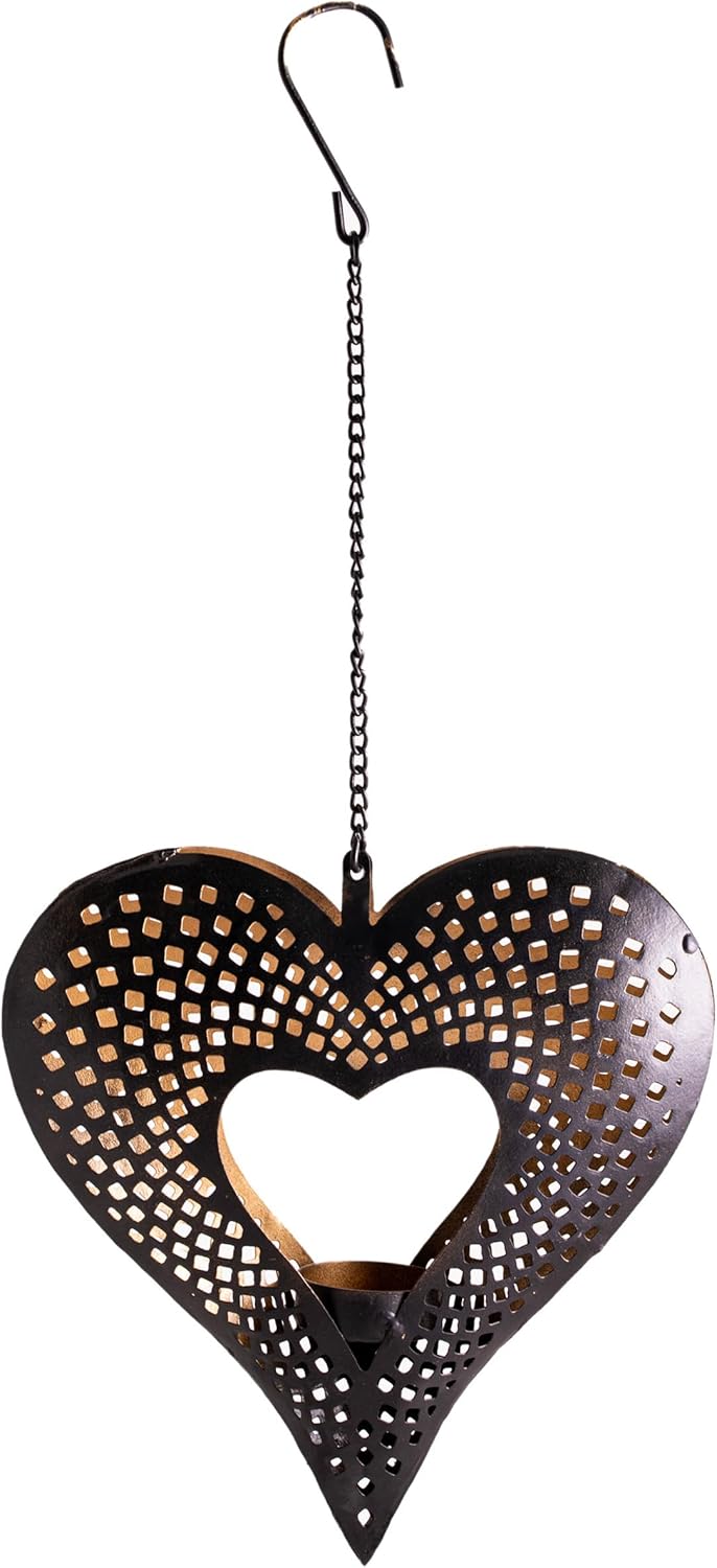 Elegant 20x20cm Iron Tea Light Holder for Home Dcor