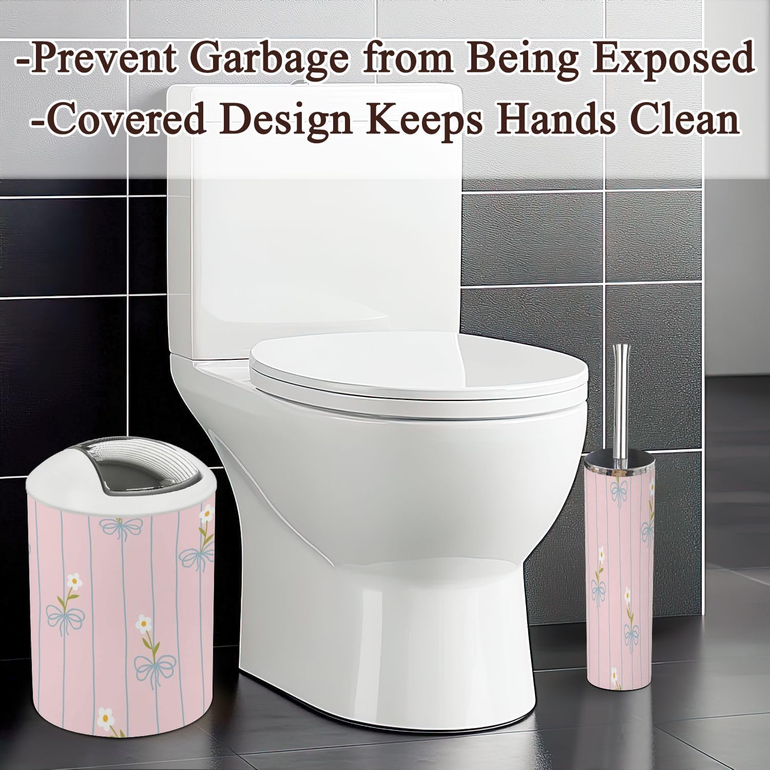 Cozy Cute Kawaii Bathroom Set 6 Pcs