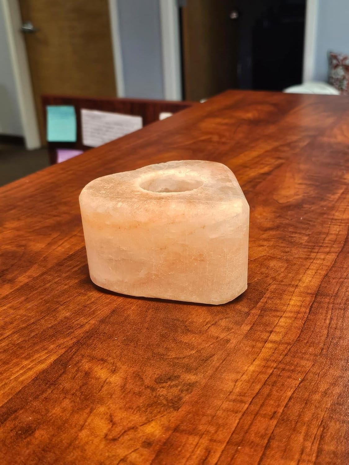 Cozy Salt Love Candle Holder for Meditation and Decor
