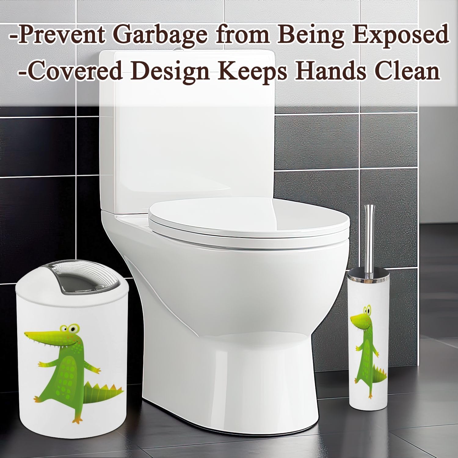 Silly bathroom accessories set for kids from JBNJANKDAV