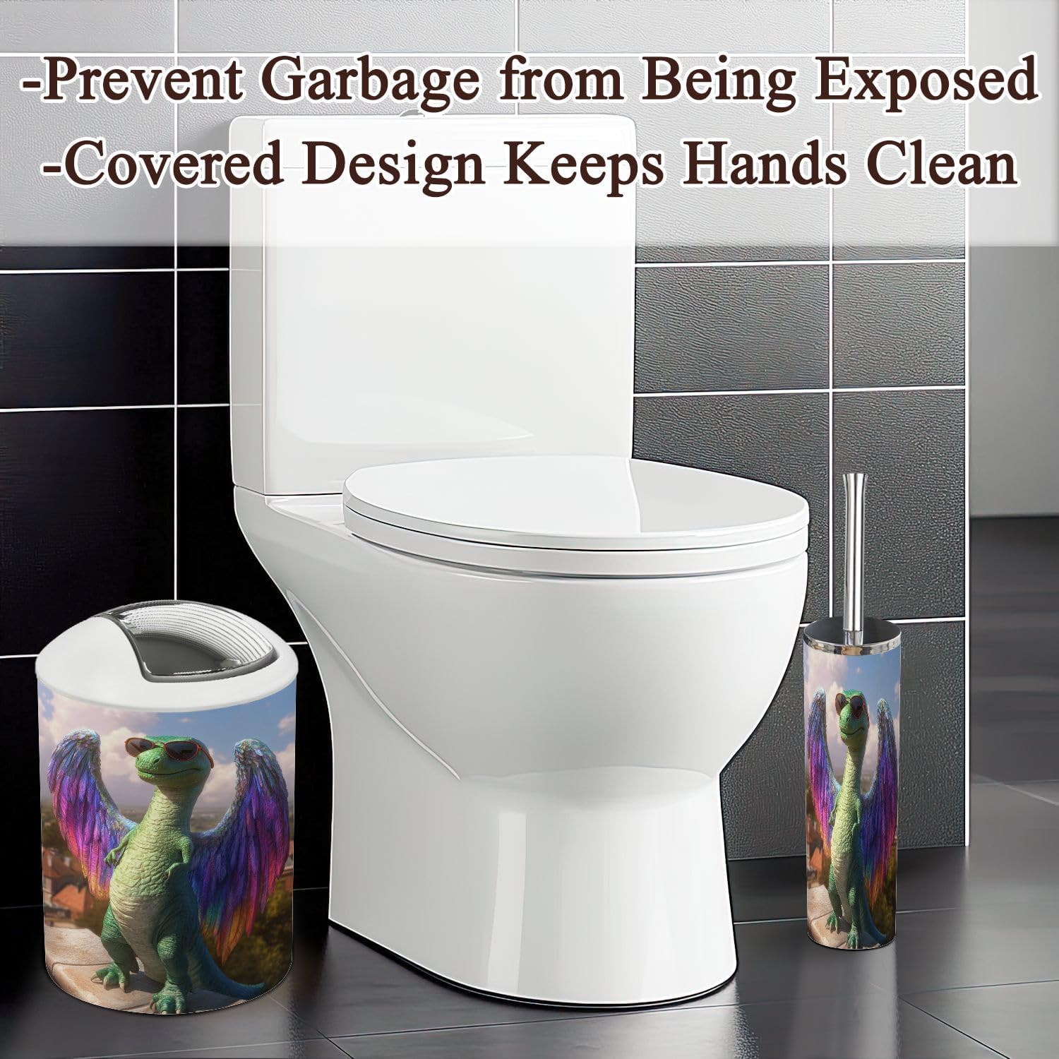 Unique Fun Enumeration Bathroom Accessories Set for Kids