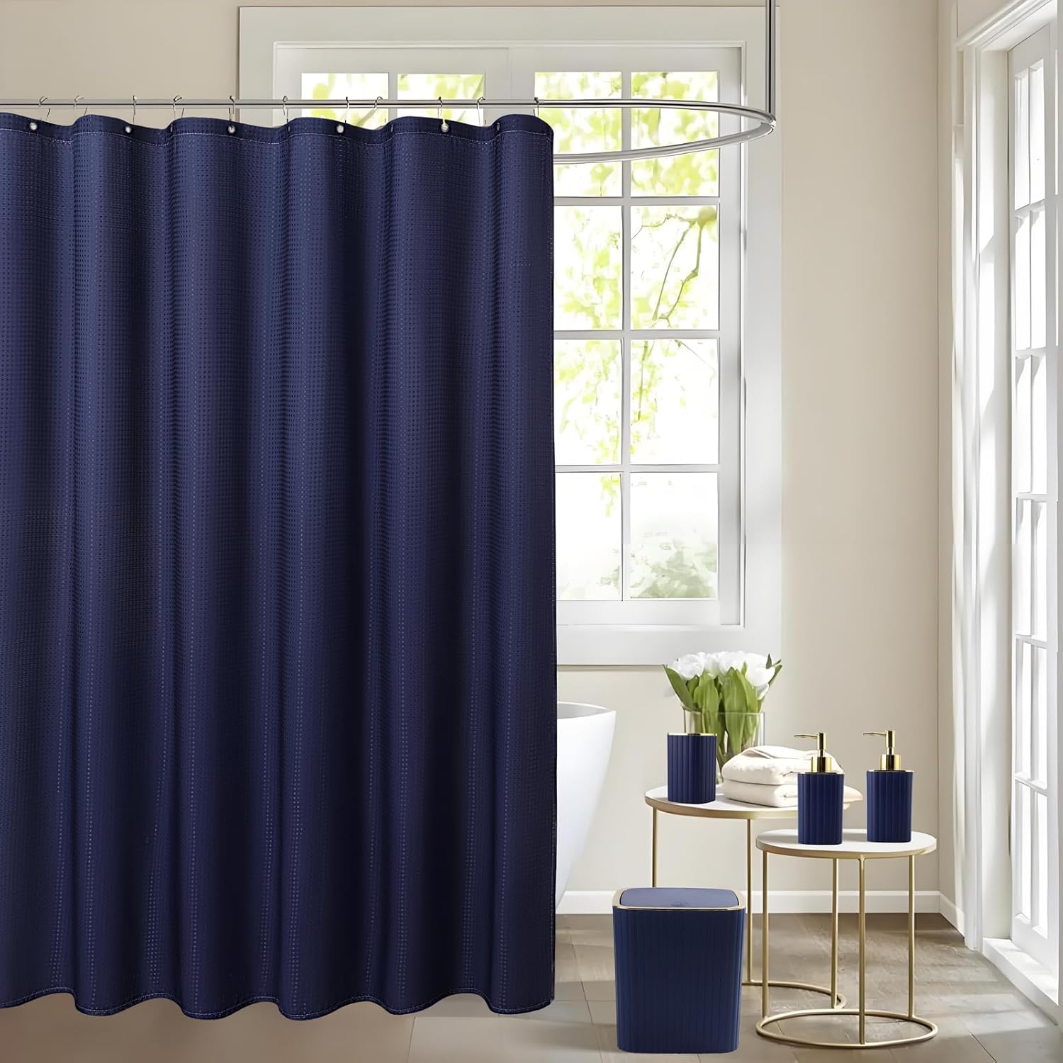 XLHOMO 26-Piece Blue Bathroom Set with Everything You Need
