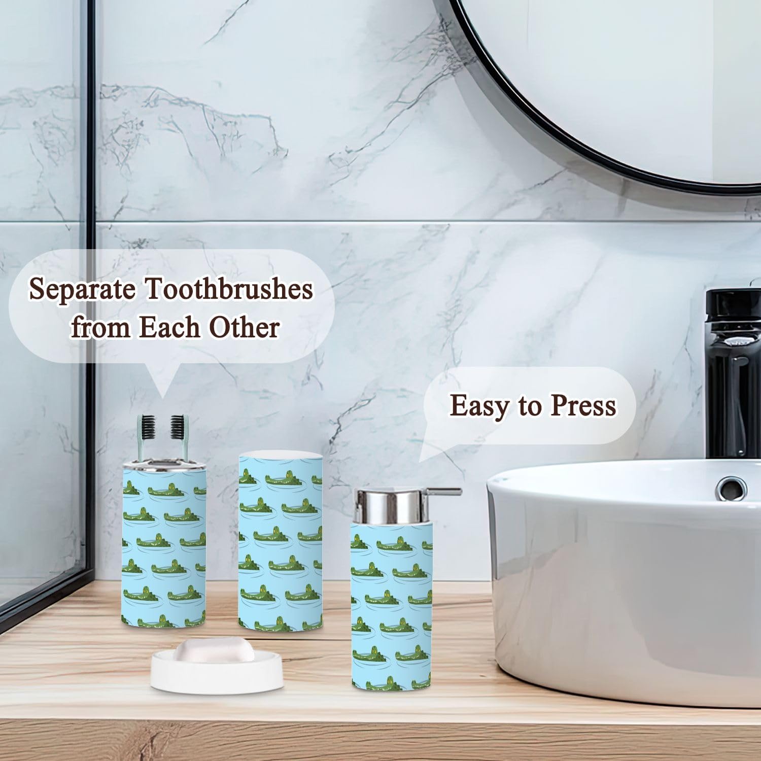 Elegant Bathroom Set for Home Use