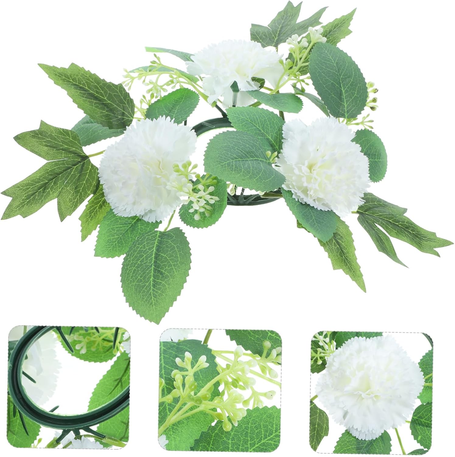 Luxshiny Floral Centerpiece Wreath