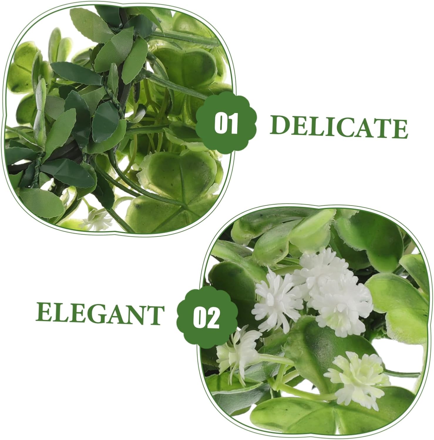 St Patricks Day Candleholder Wreath