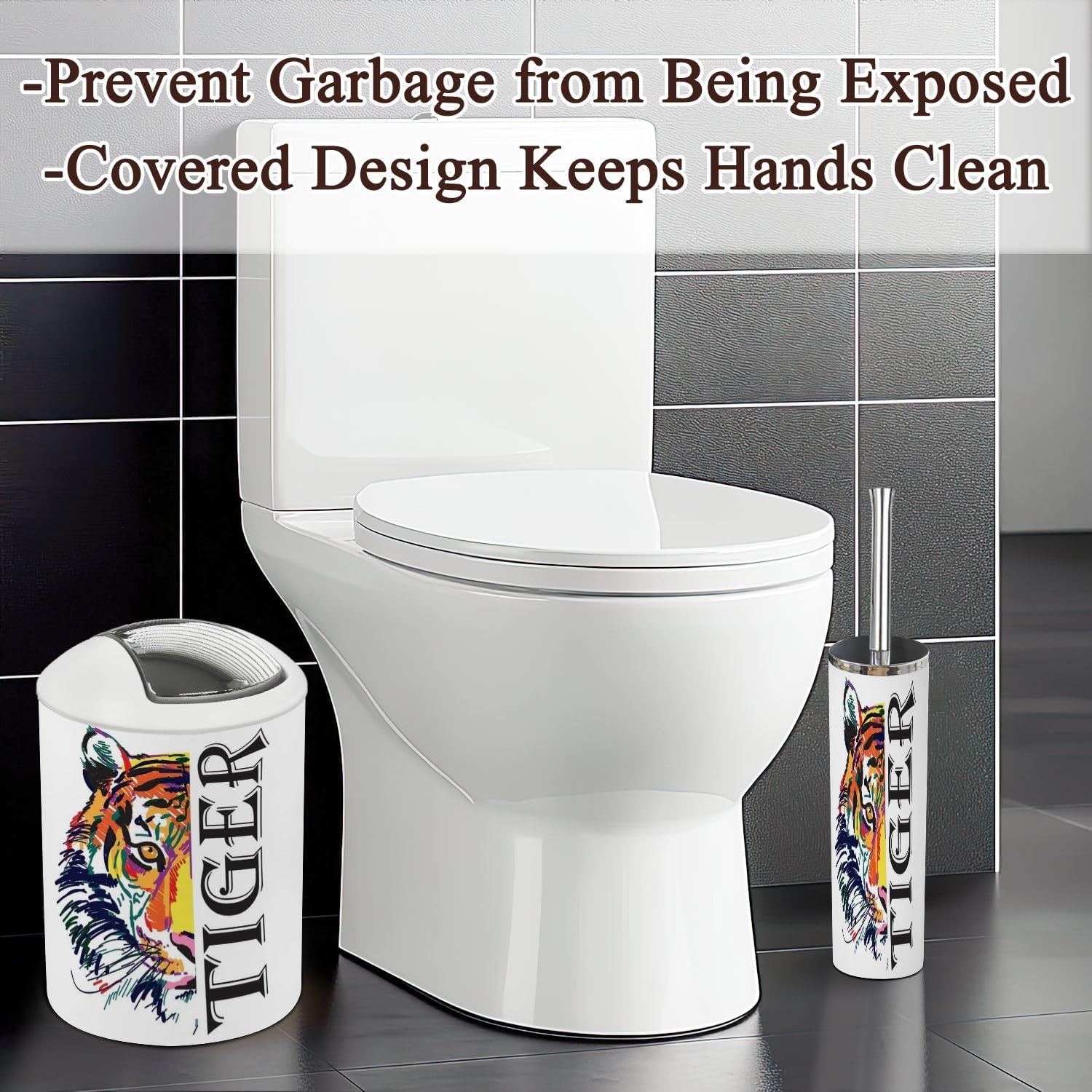 Versatile Bathroom Accessories Set for Durable and Aesthetic Storage
