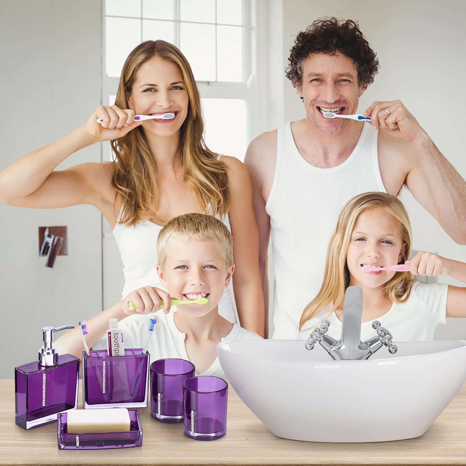 Estink 5-Piece Bathroom Accessory Set for Luxury Washrooms