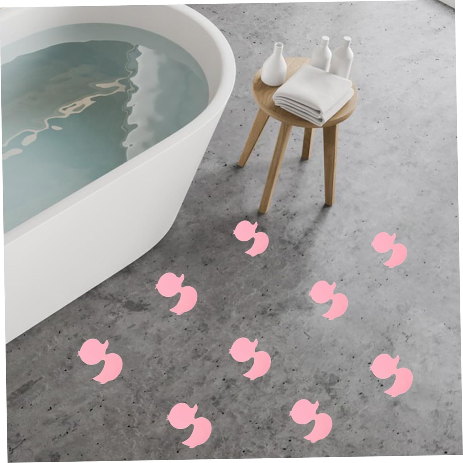 Non Slip Tub Stickers 12 Pack for Bathtub Safety Decals