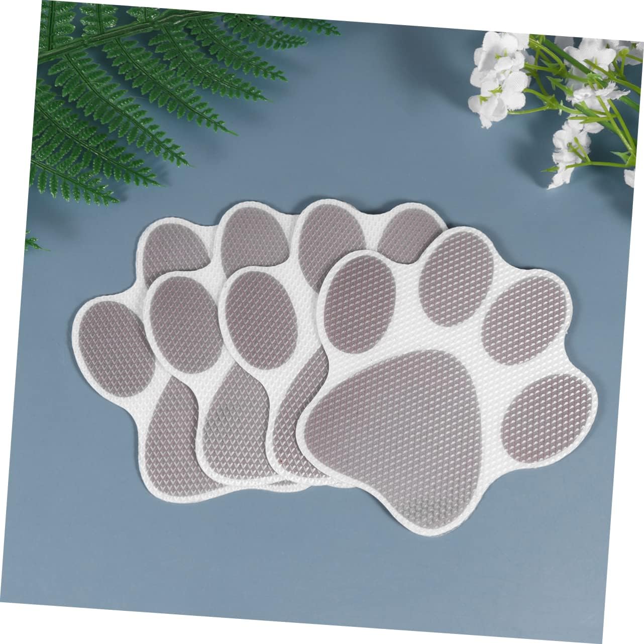 OUNONA 10-Piece Cartoon Dog Footprint Slip Decals for Bathtub