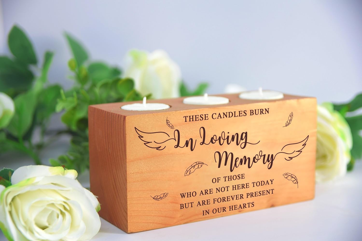 Personalized Memorial Candle Holder for Weddings Anniversaries or Reunions