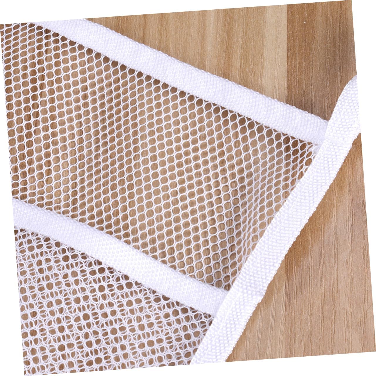 IMIKEYA Multifunctional Mesh Storage Bag with Strong Hooks for Bathroom Organization