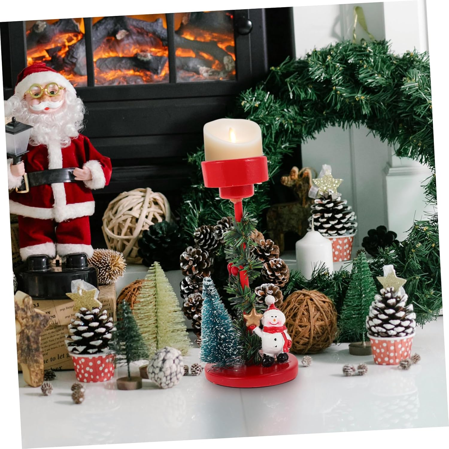 Holiday Spirit Infuser Snowman Candle Holder Ornament
