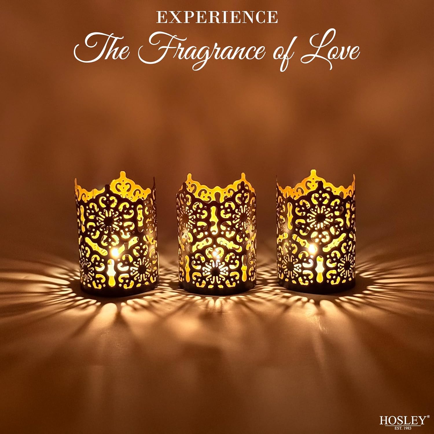 Elegant Metal Candle Holder Set