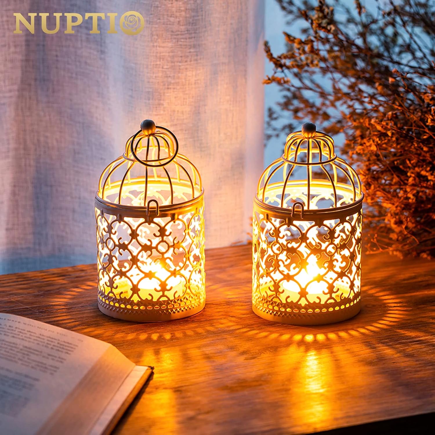 2-Piece Tealight Lantern Holders