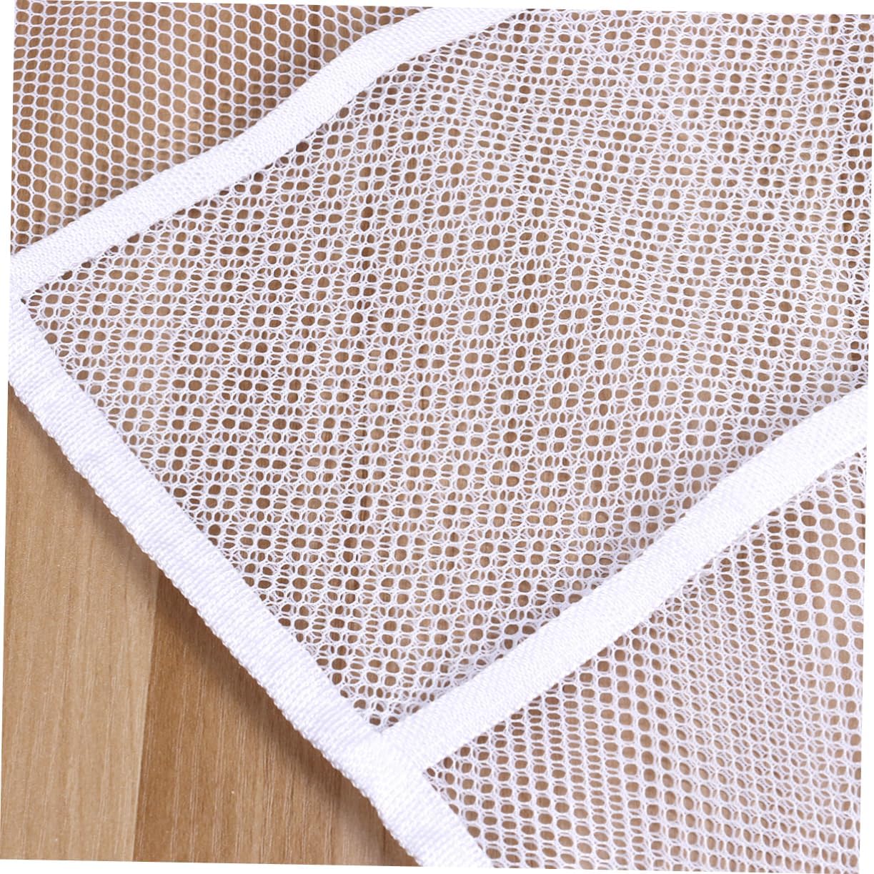 IMIKEYA Multifunctional Mesh Storage Bag with Strong Hooks for Bathroom Organization