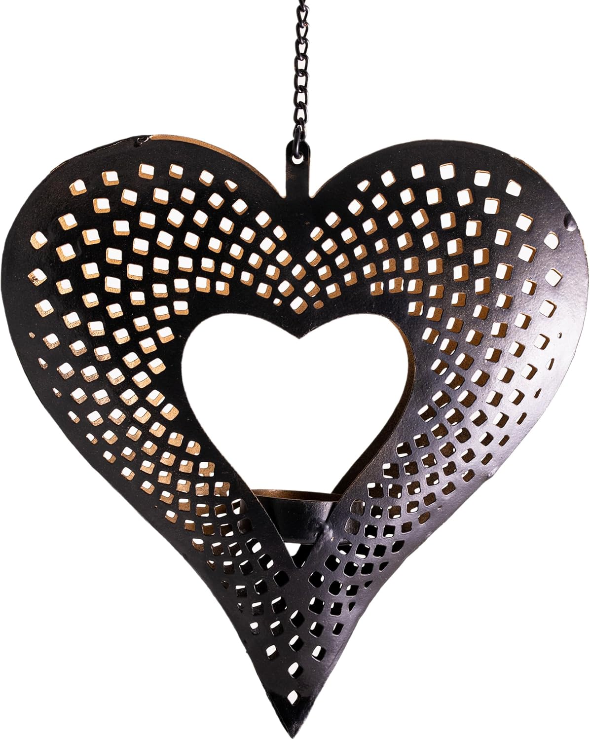 Elegant 20x20cm Iron Tea Light Holder for Home Dcor