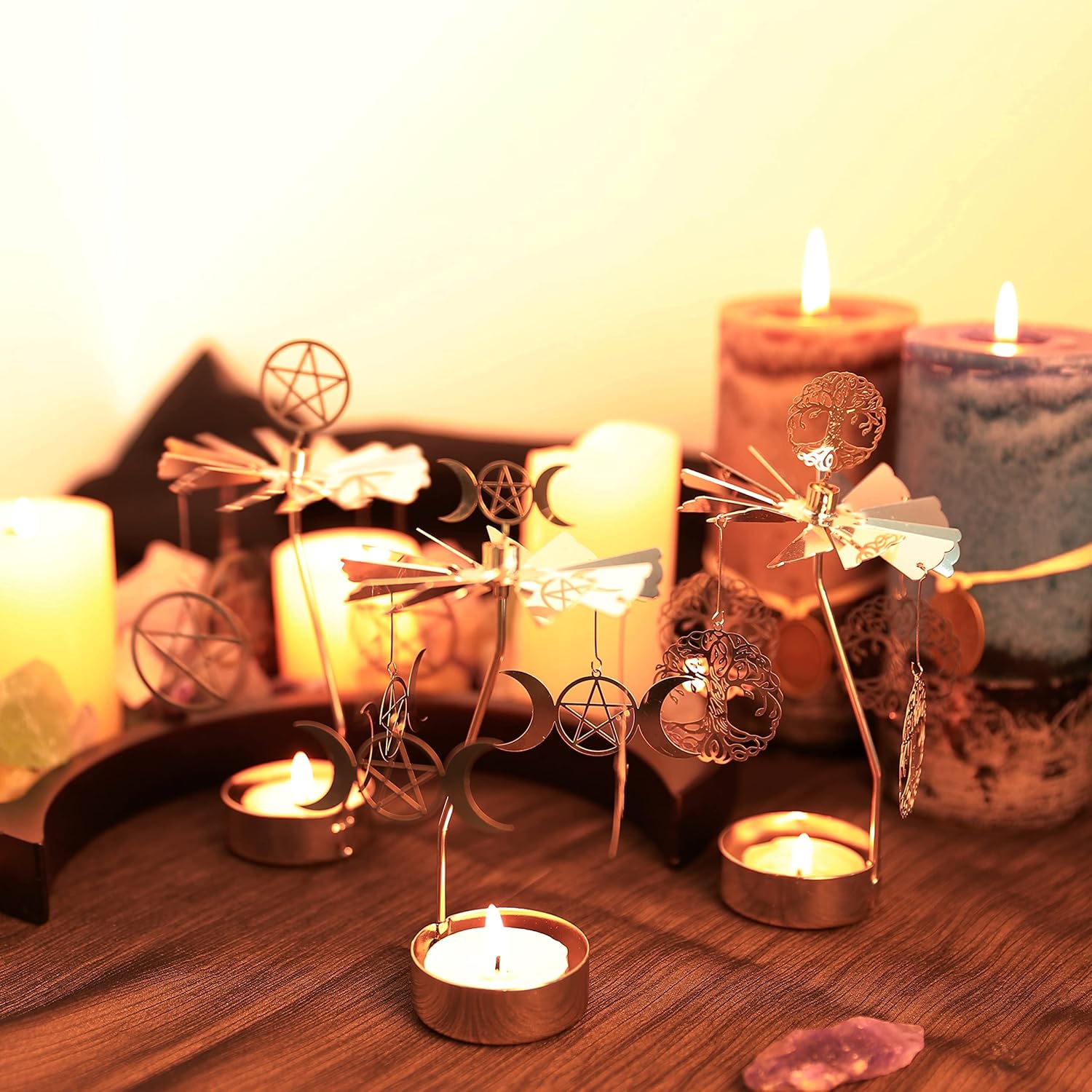 Tree of Life Candle Spinner